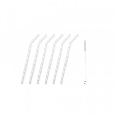 Glass Straws incl. Cleaning Brush