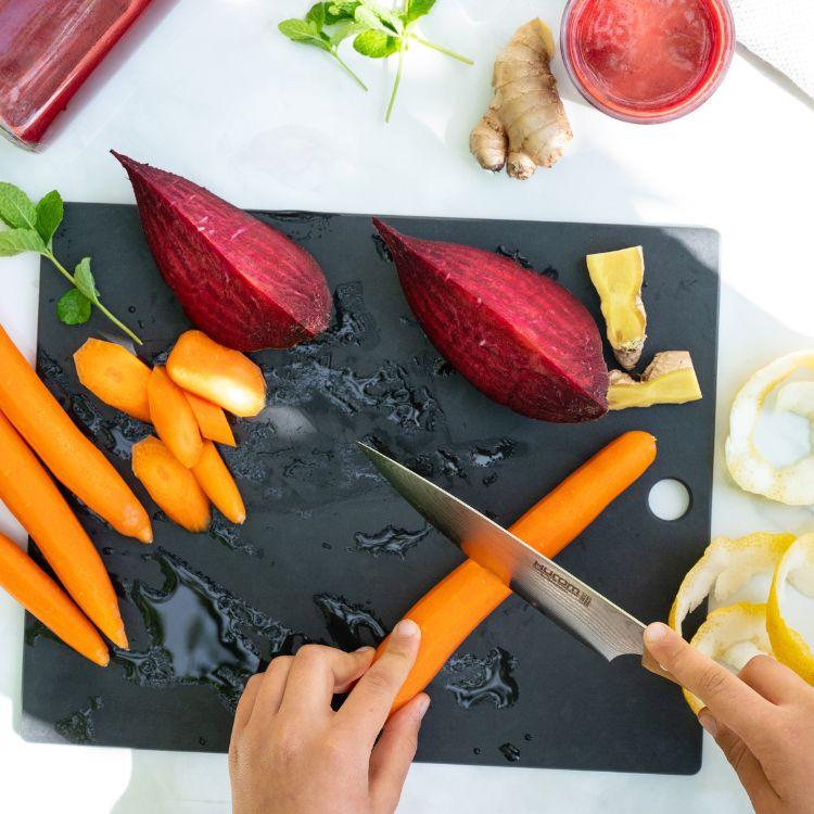 Hurom Fruit & Vegetable Knife Set, Matte Black