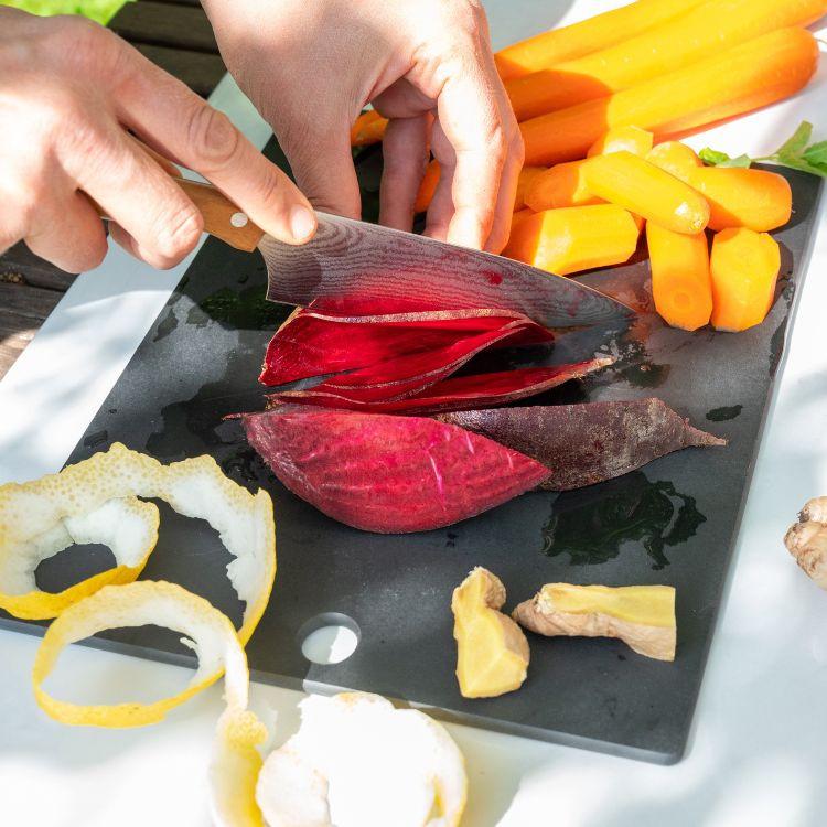 Hurom Fruit & Vegetable Knife Set, Matte Black