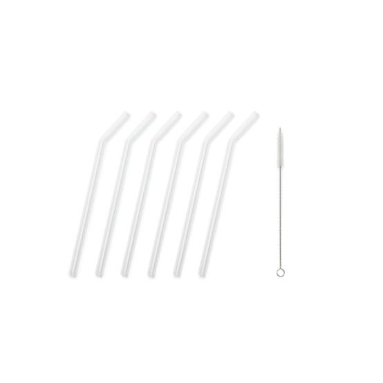 Glass Straws incl. Cleaning Brush