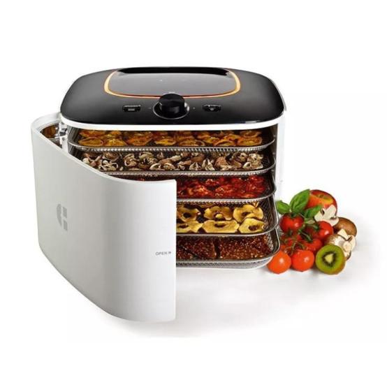 Infrared food dehydrator CI IR D5 filled with fruit and vegetables