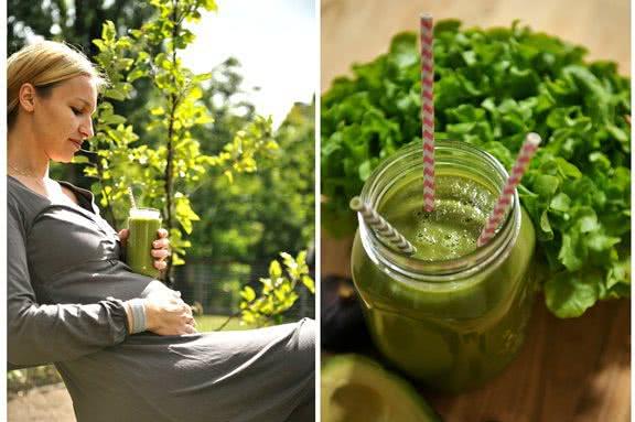 Green smoothies during pregnancy and breastfeeding