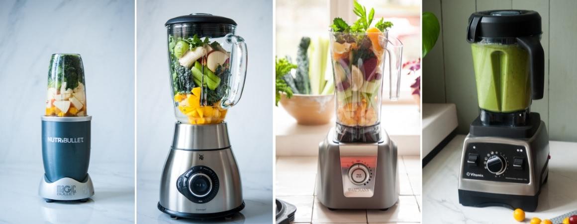 Four blenders in the green smoothies aptitude test