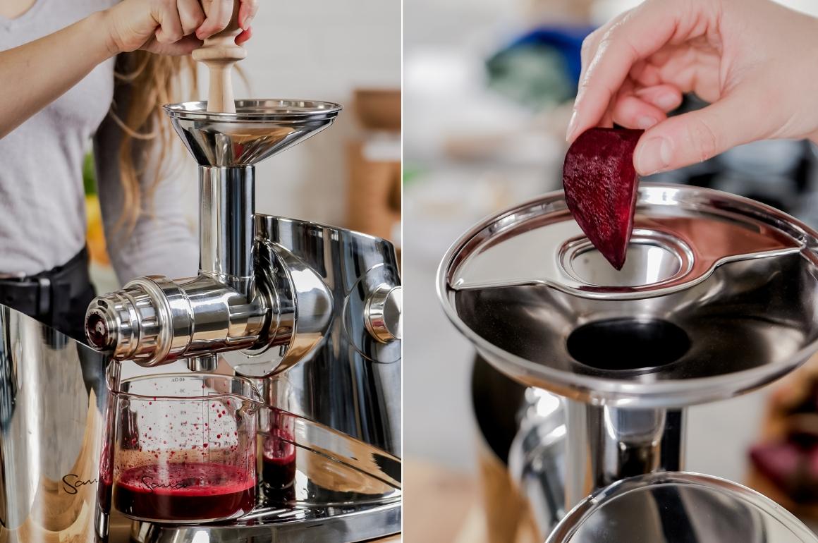 Make beetroot juice with the Sana Ultimate 929.