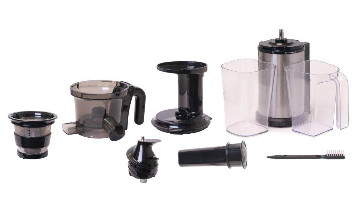 Scope of delivery of the Tribest Shine compact juicer