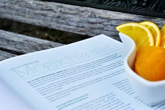 Vitamix Pro 750 Dessert Recipe Orange Sorbetto
