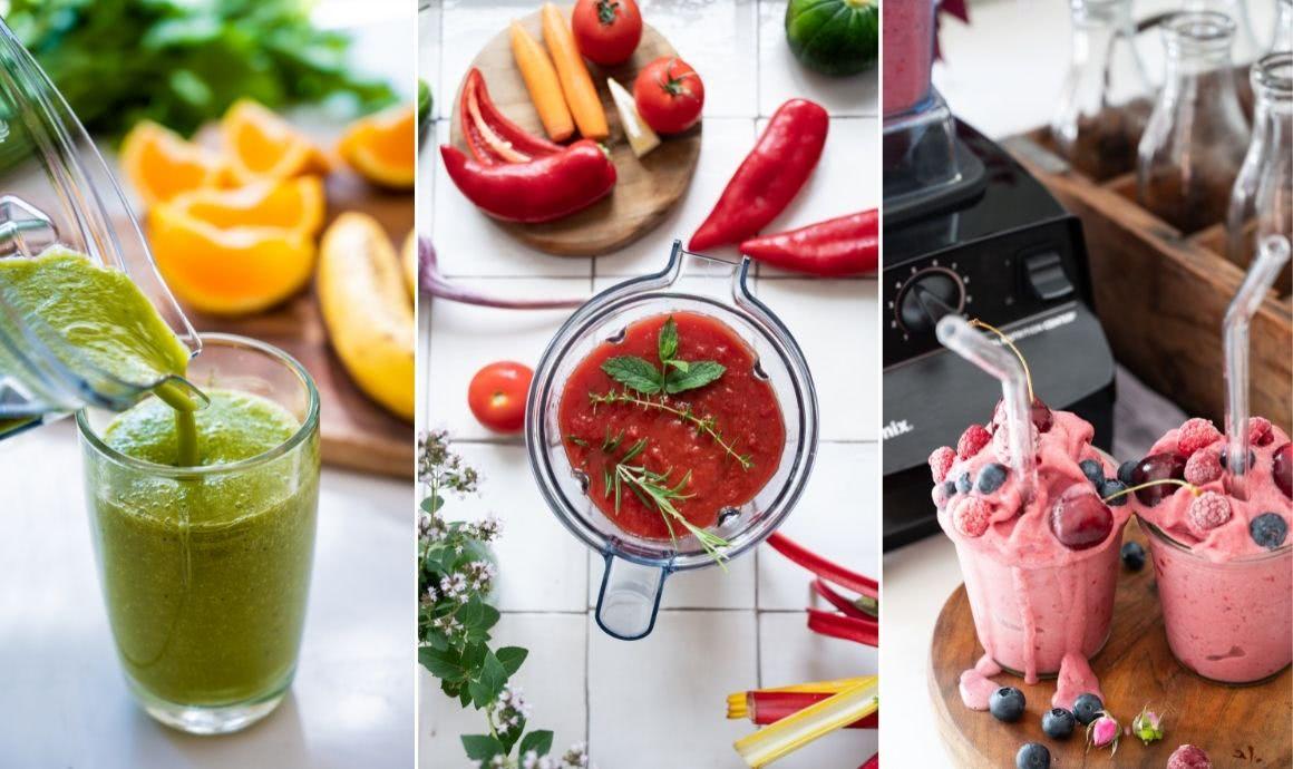 Prepare green smoothies, tomato soup or nicecream with the Vitamix TNC 5200